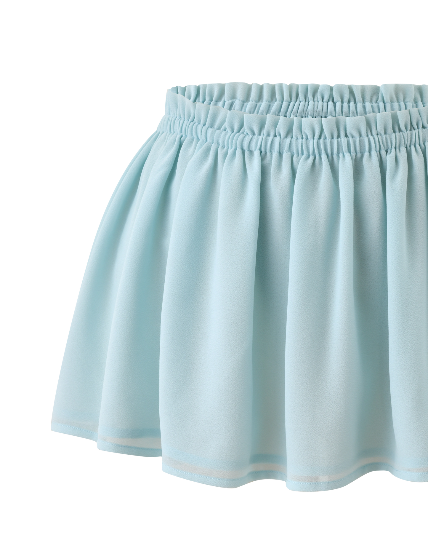 VEDA RUCHED MINI SKIRT - SEAFOAM