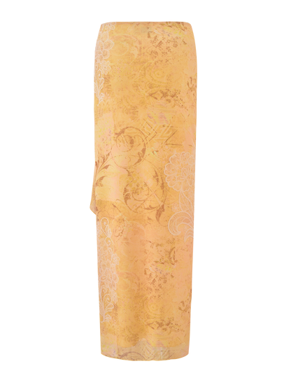 THEO SKIRT - LEMON BUTTERFLY PAISLEY