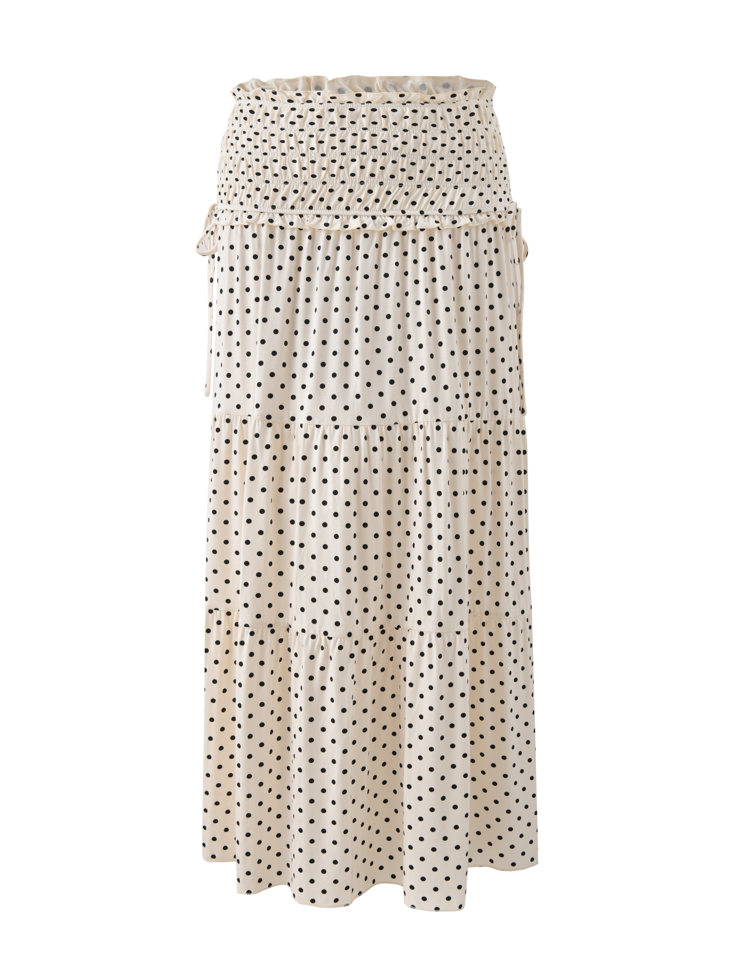 DENALI MAXI SKIRT - CREAM DOT