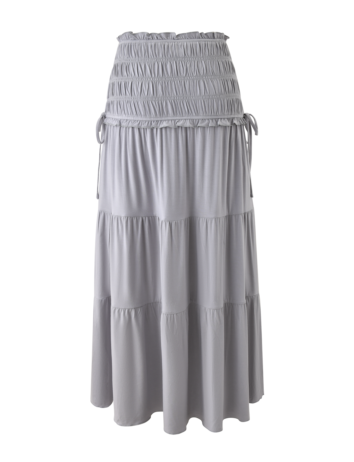 DENALI MAXI SKIRT - DOVE GREY