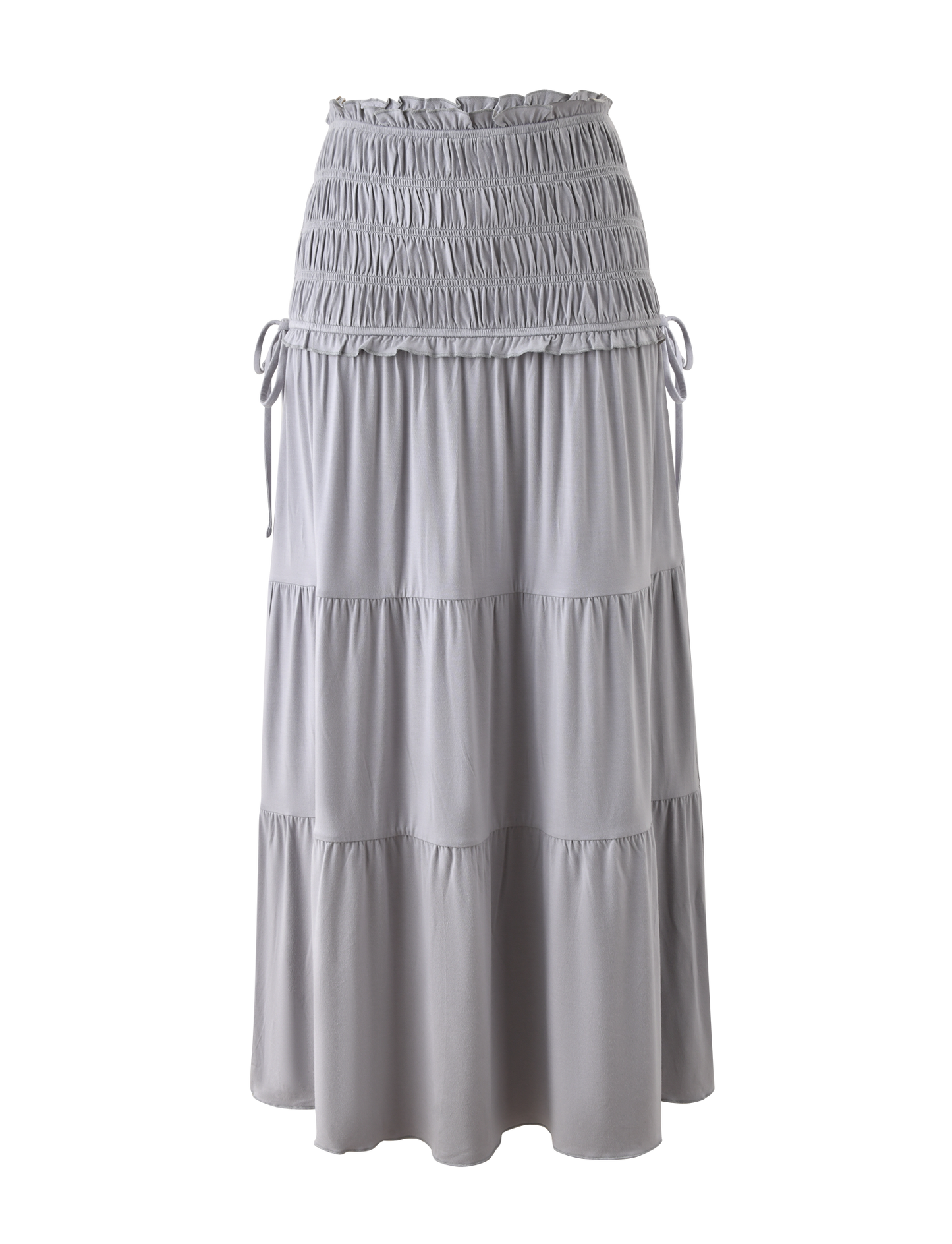 DENALI MAXI SKIRT - DOVE GREY