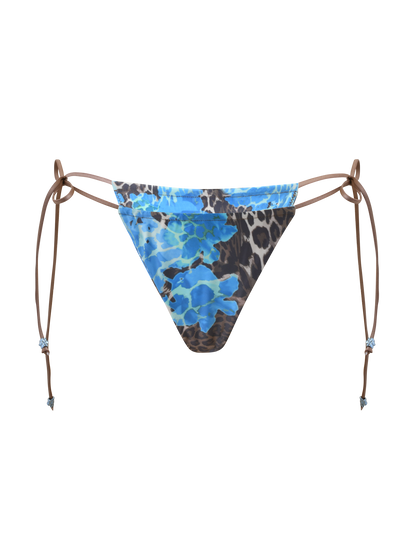 AVE BIKINI BOTTOM - BLUE LEOPARD