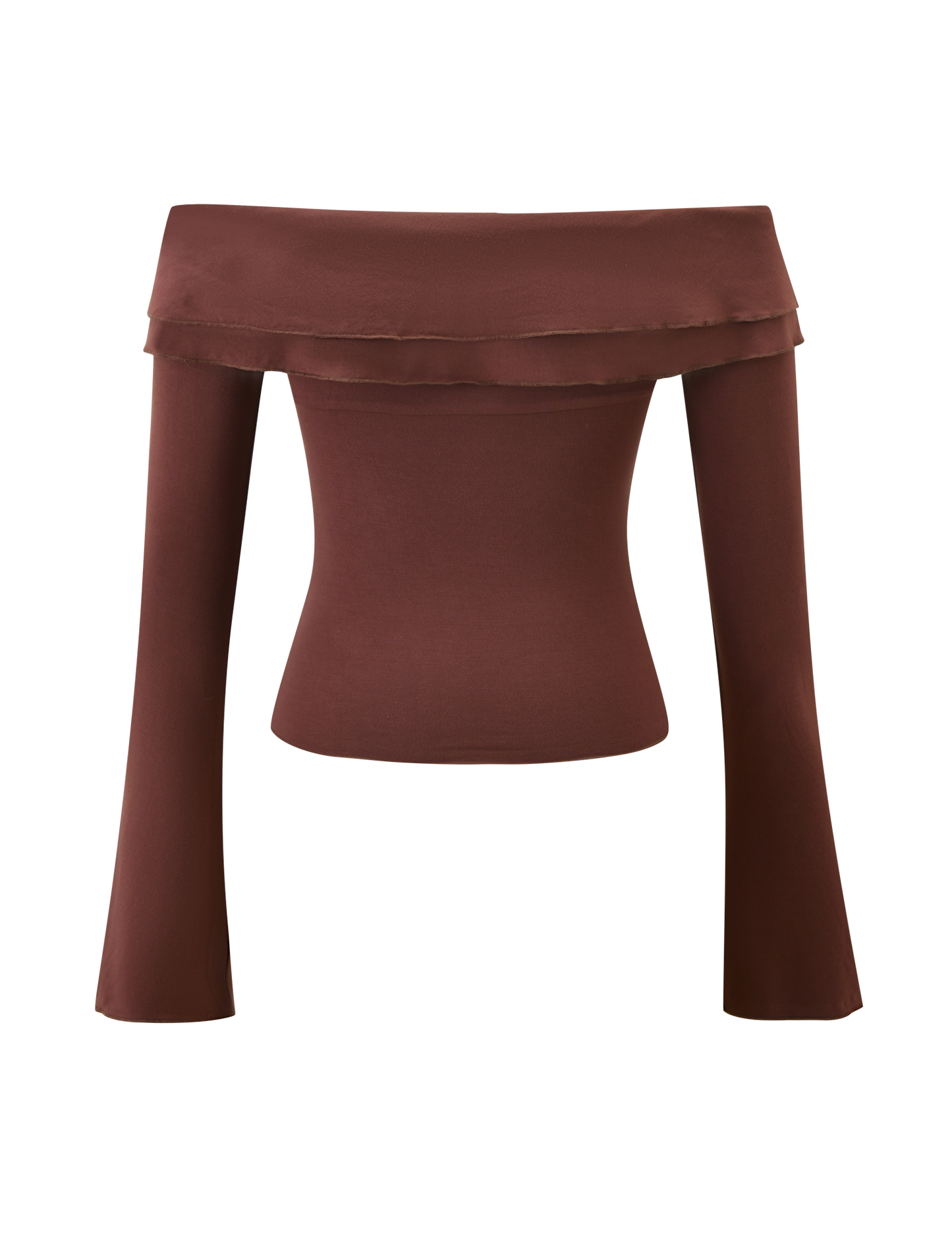 DENALI LONG SLEEVE TOP - CHOCOLATE