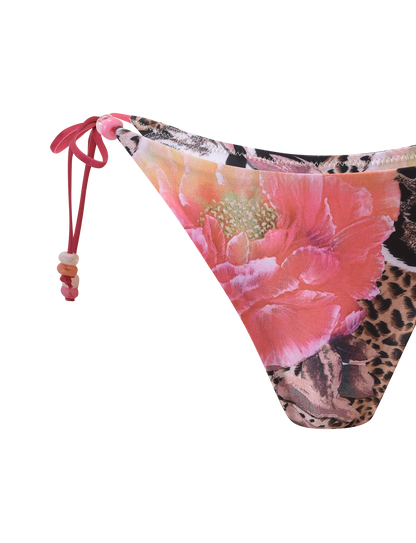 FINLEA BIKINI BOTTOM - ANIMALIER FLORAL