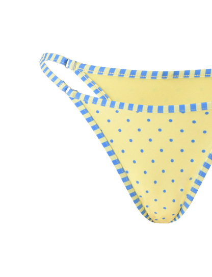 DIANA SWIM SKIRT SET - LEMON AND BLUEBERRY SPOT