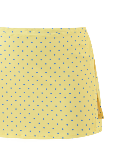 DIANA SWIM SKIRT SET - LEMON AND BLUEBERRY SPOT
