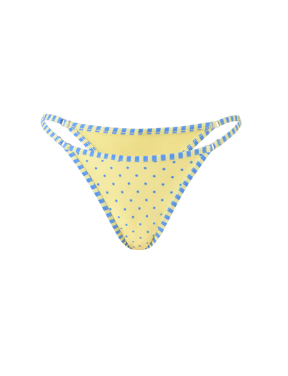 DIANA SWIM SKIRT SET - LEMON AND BLUEBERRY SPOT