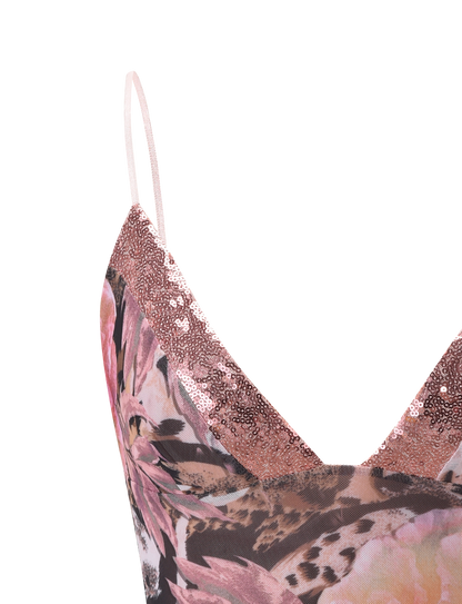FENELLA TOP - ANIMALIER FLORAL