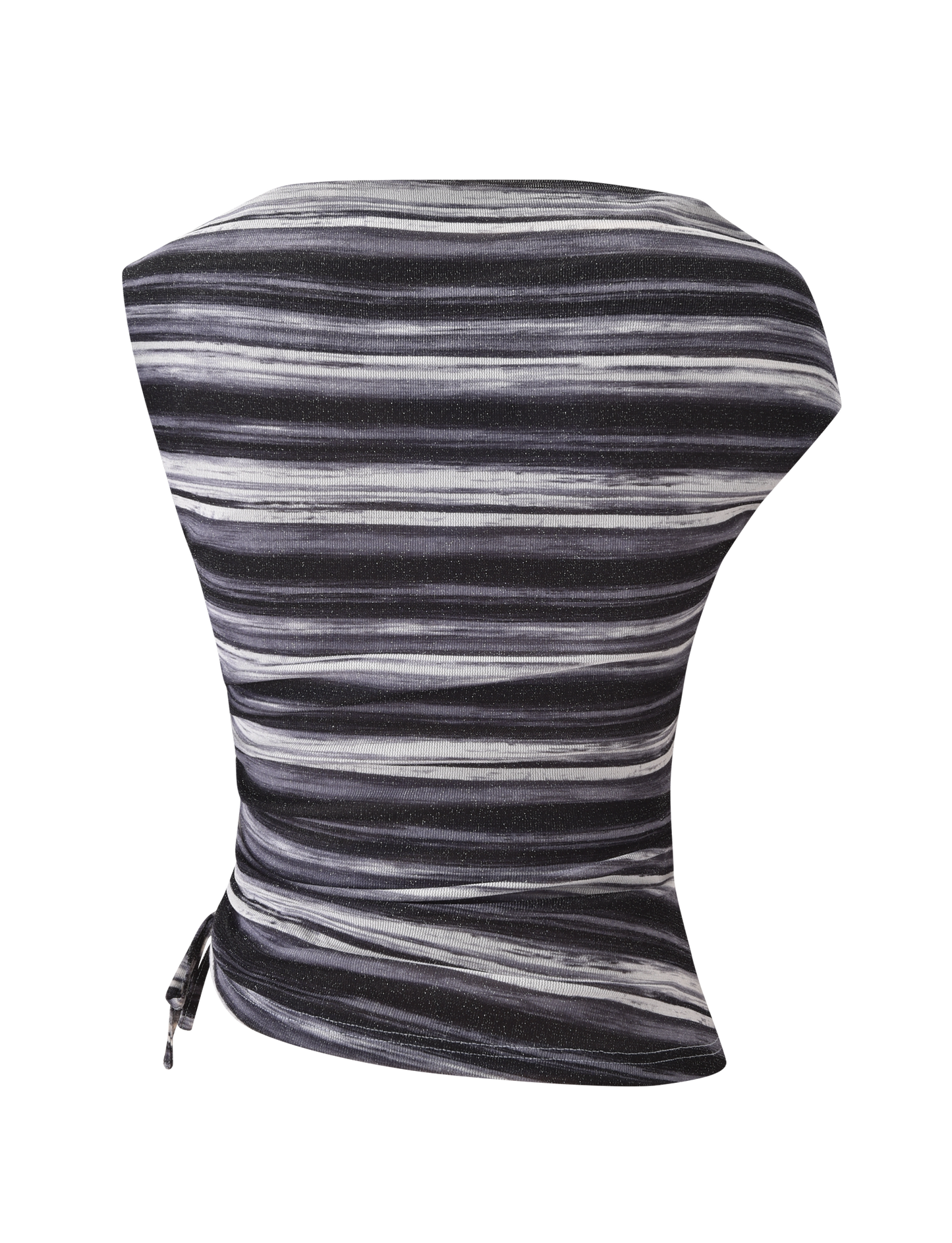 BRAELYN TOP - GREY STRIPE