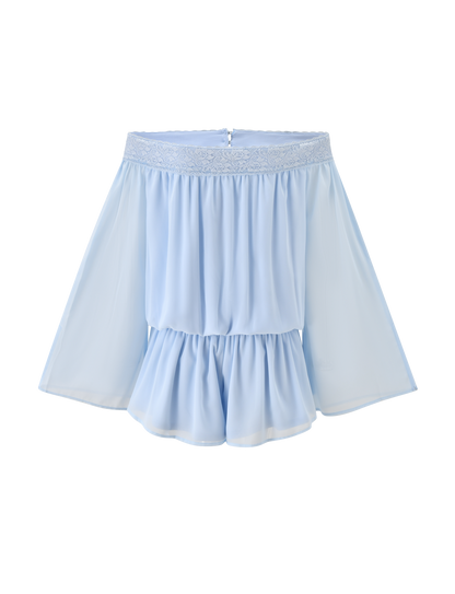 TESSIE PLAYSUIT - BABY BLUE
