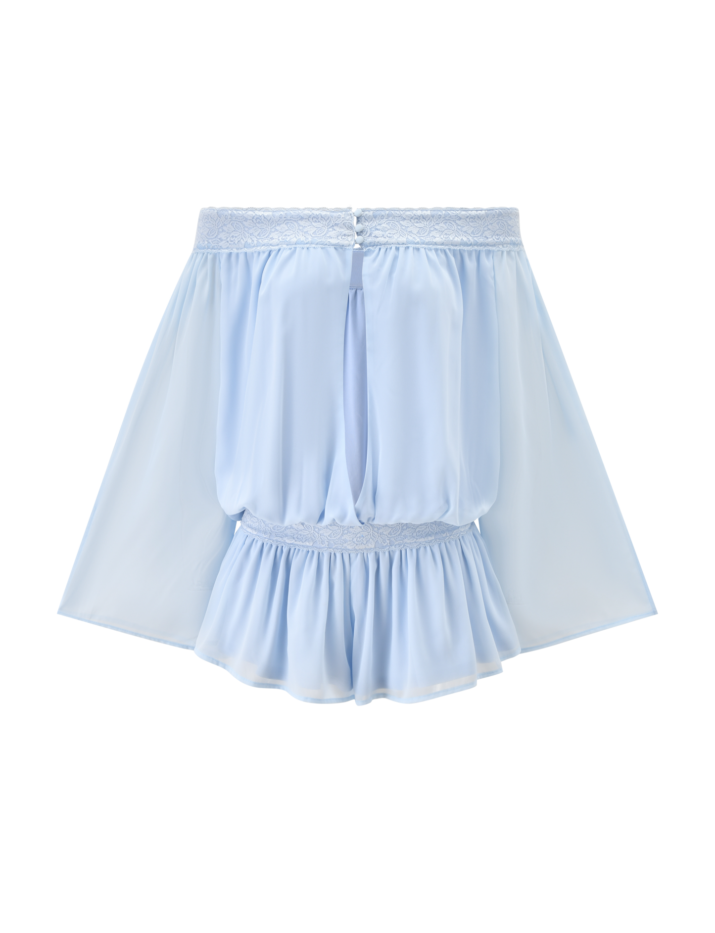 TESSIE PLAYSUIT - BABY BLUE