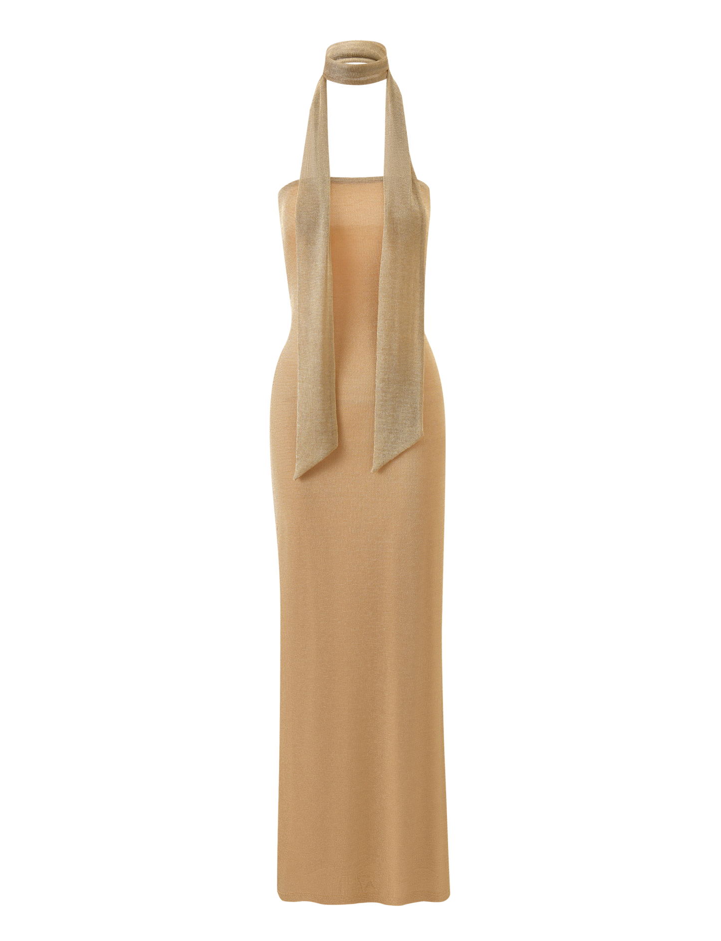 DANIELA SCARF DRESS 2.0 - GOLD