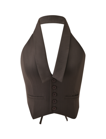 FEDRA VEST - CHOCOLATE