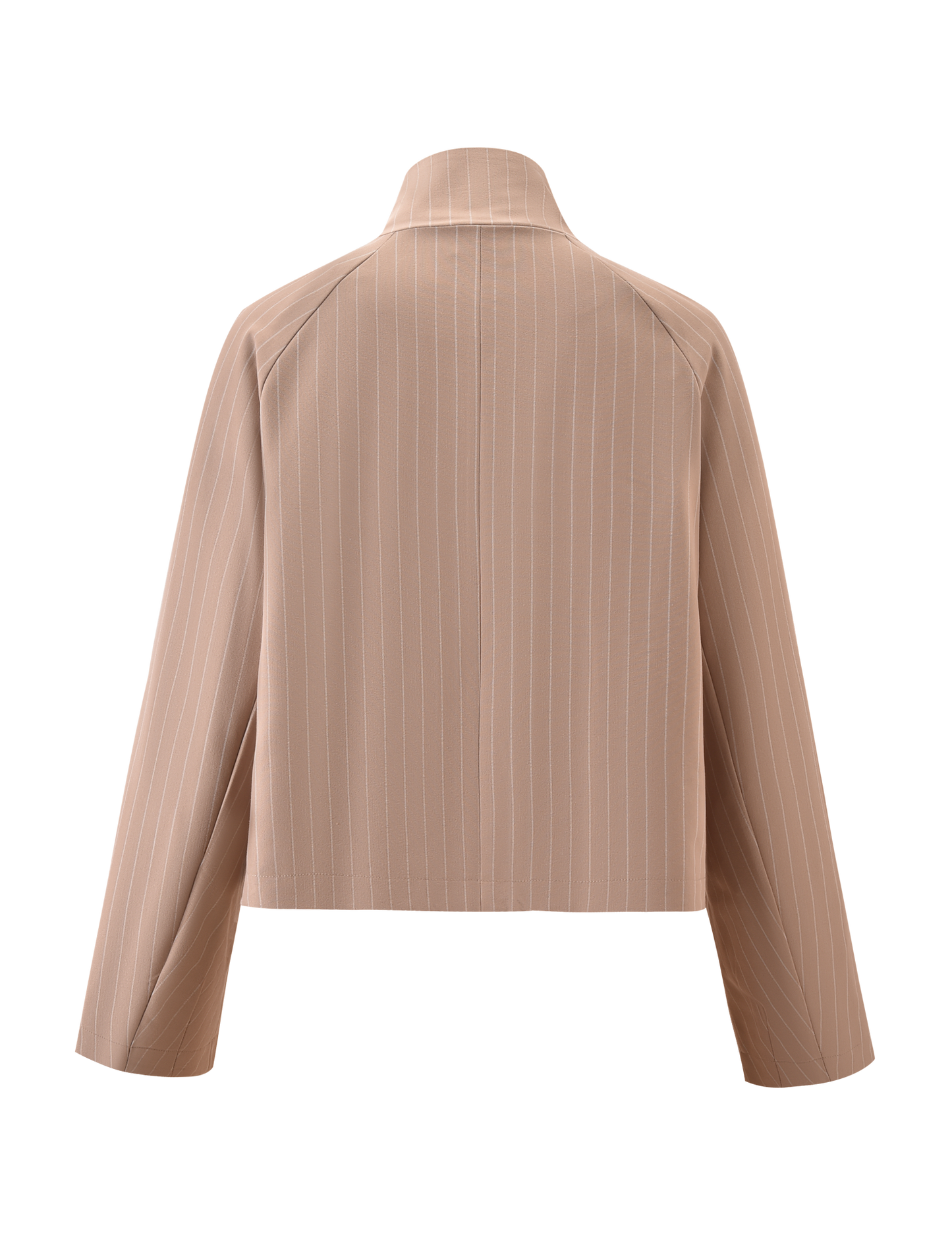 LENNEX JACKET - TAN PINSTRIPE