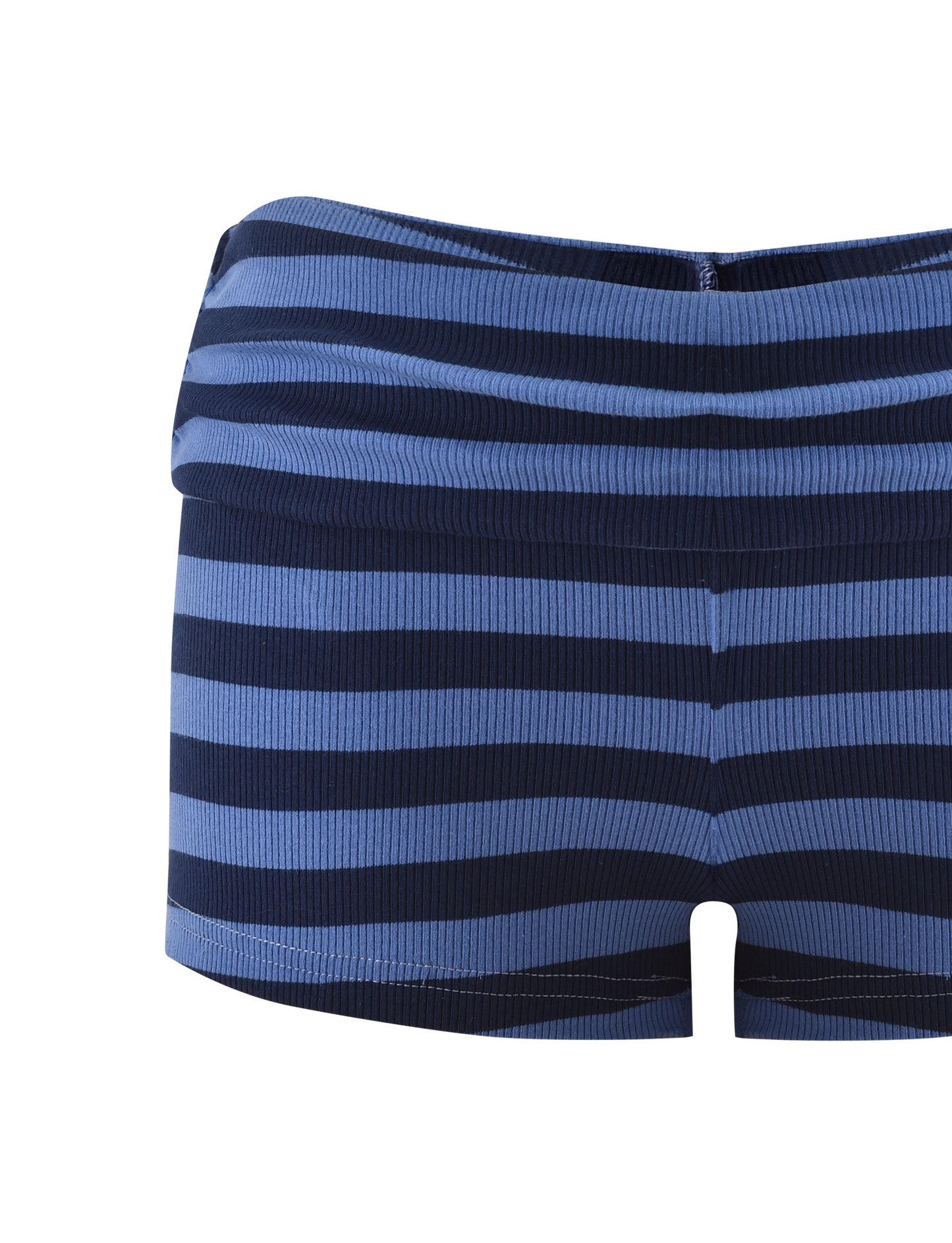 CERYS RIB SHORT - BLUE NAVY STRIPE