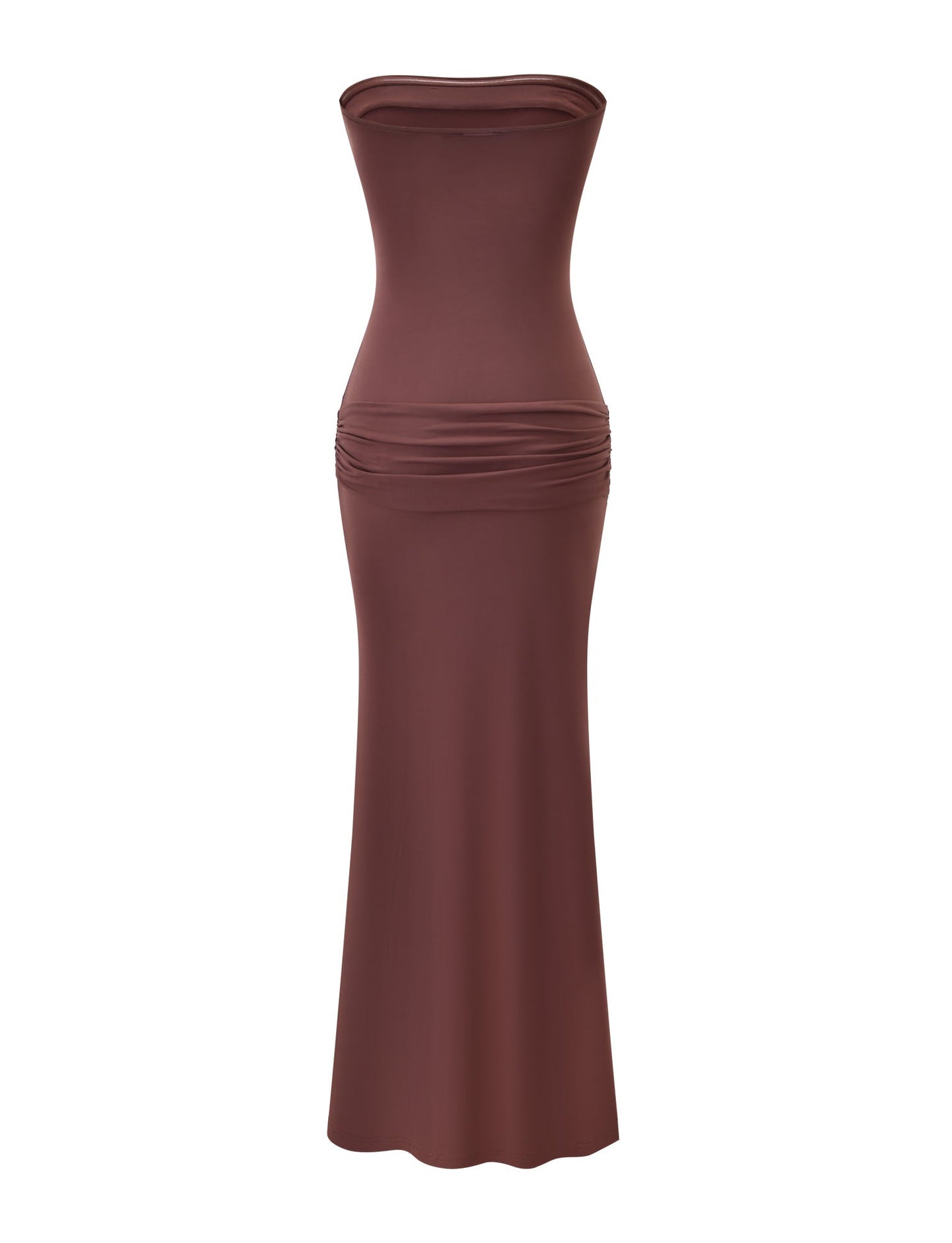 EOS SEQUIN TUBE MAXI DRESS - CINNAMON CHOCOLATE