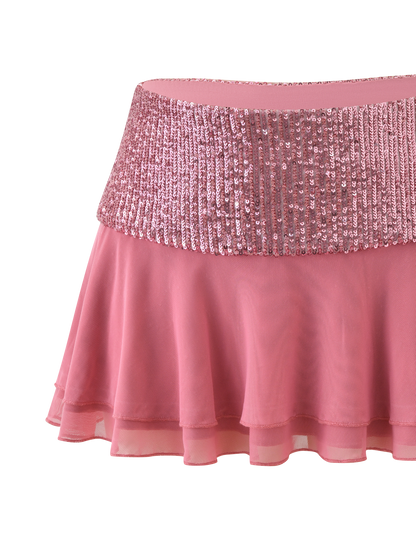 SYLA MINI SKIRT - ROSE