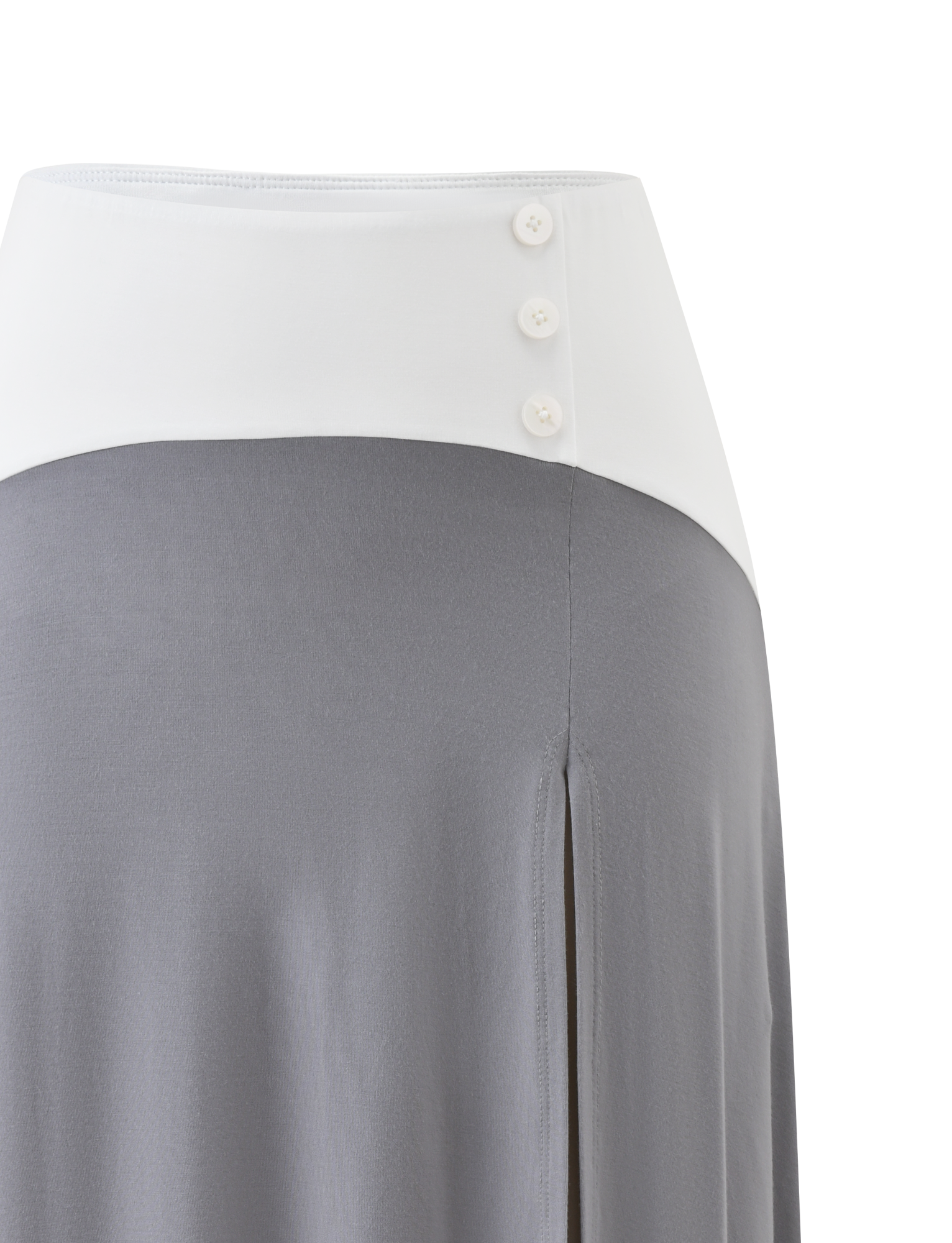 ALYSSA HI LO SKIRT - GREY