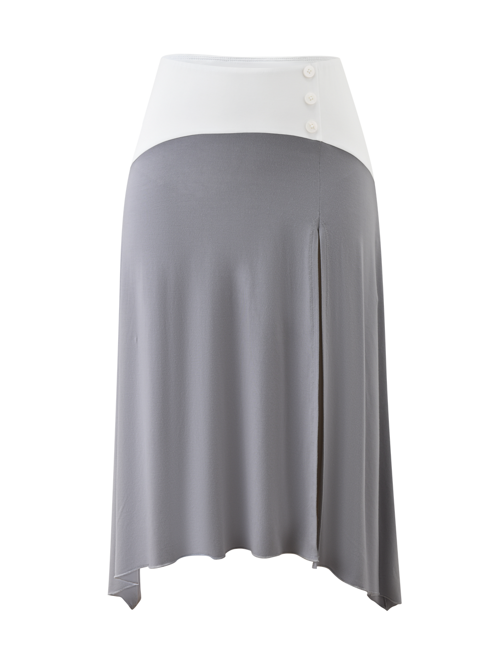 ALYSSA HI LO SKIRT - GREY