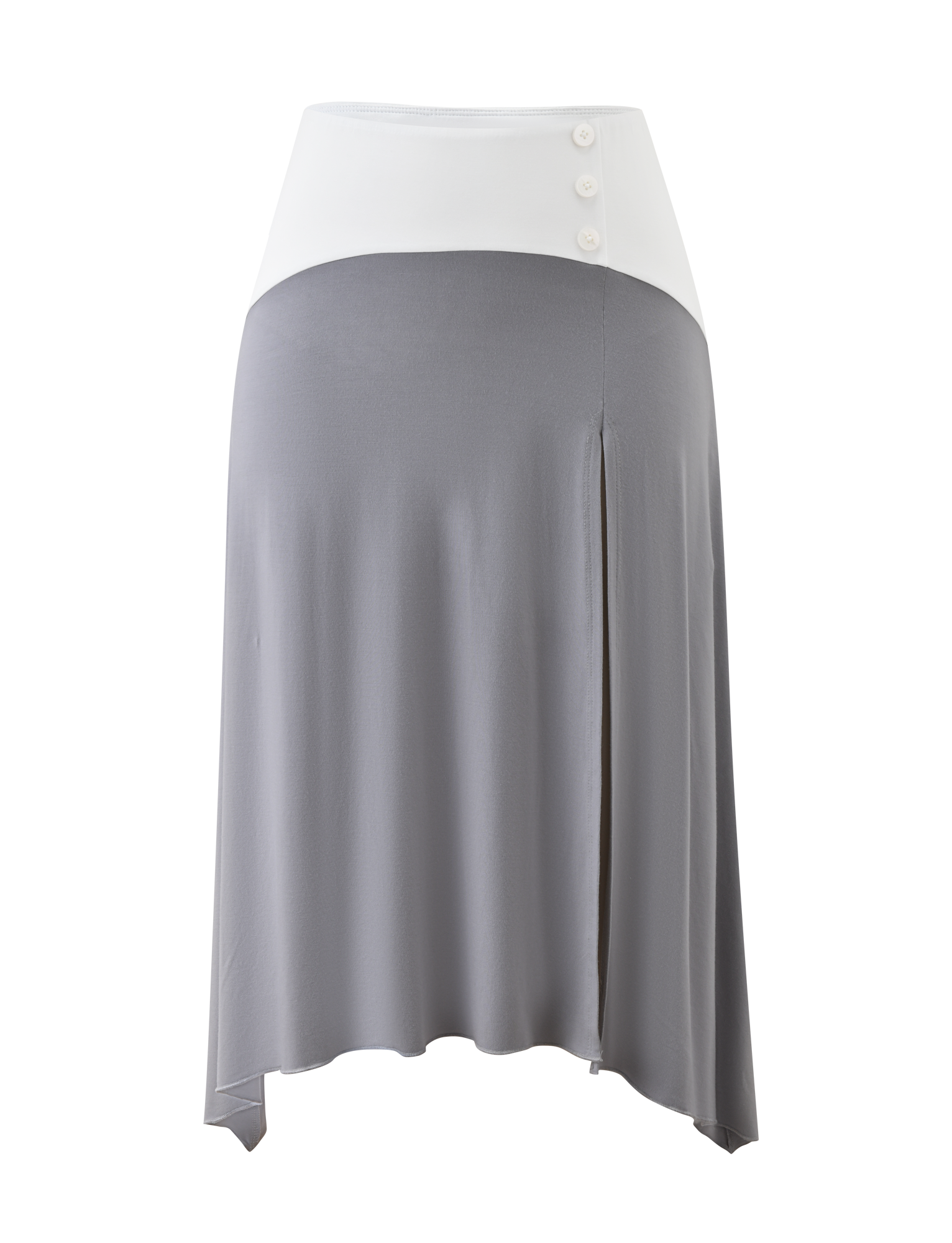 ALYSSA HI LO SKIRT - GREY