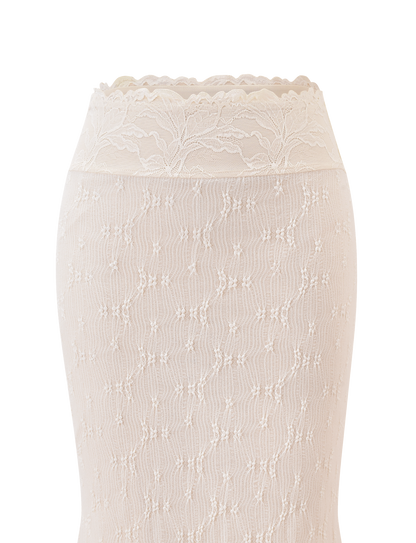 KATERINA MIDI SKIRT - CREAM