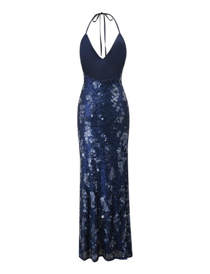 ZANA MAXI DRESS - NAVY
