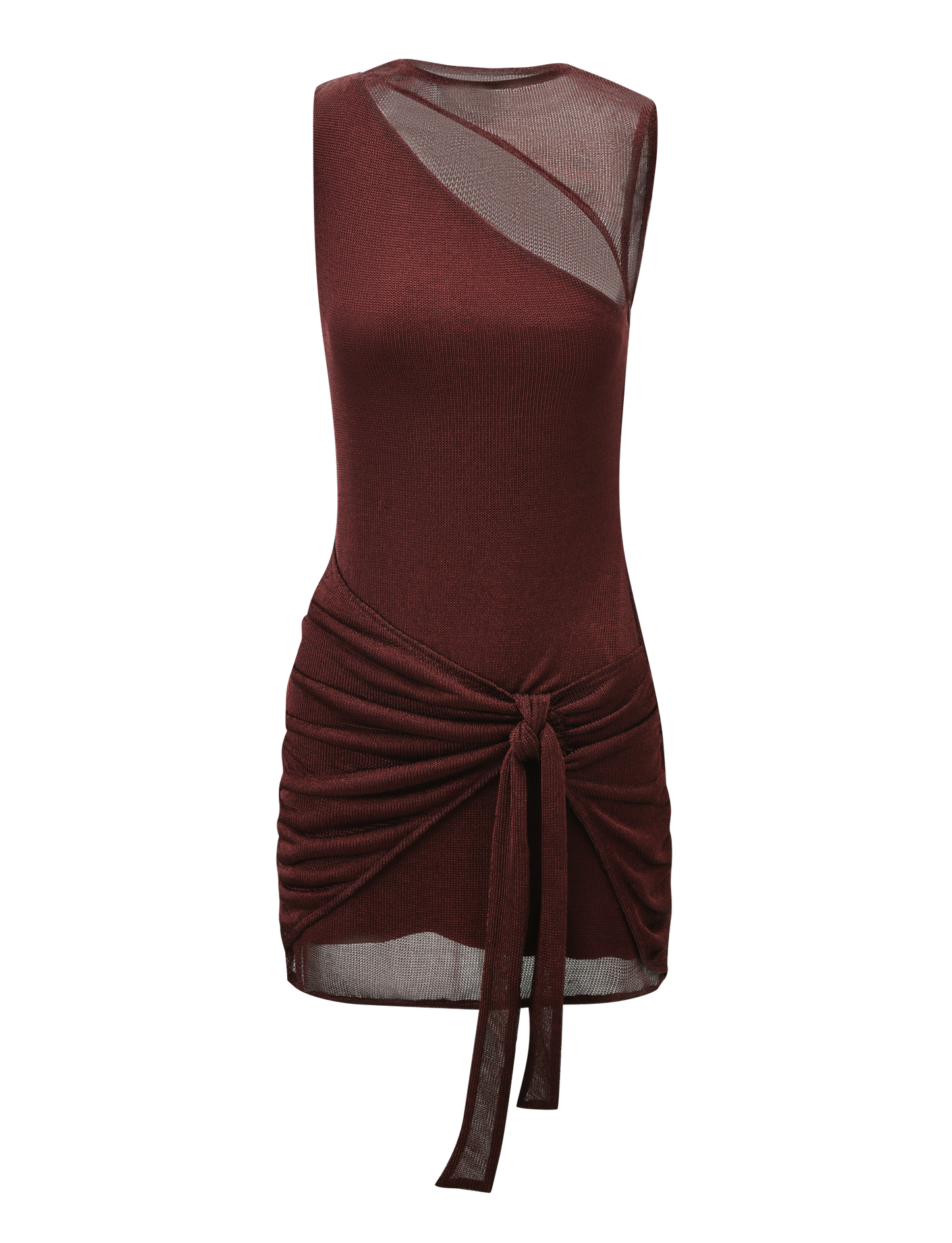 AZELMA DRESS - BROWN
