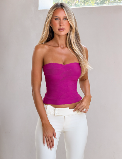 CL - NIYA METALLIC BANDAGE TOP
