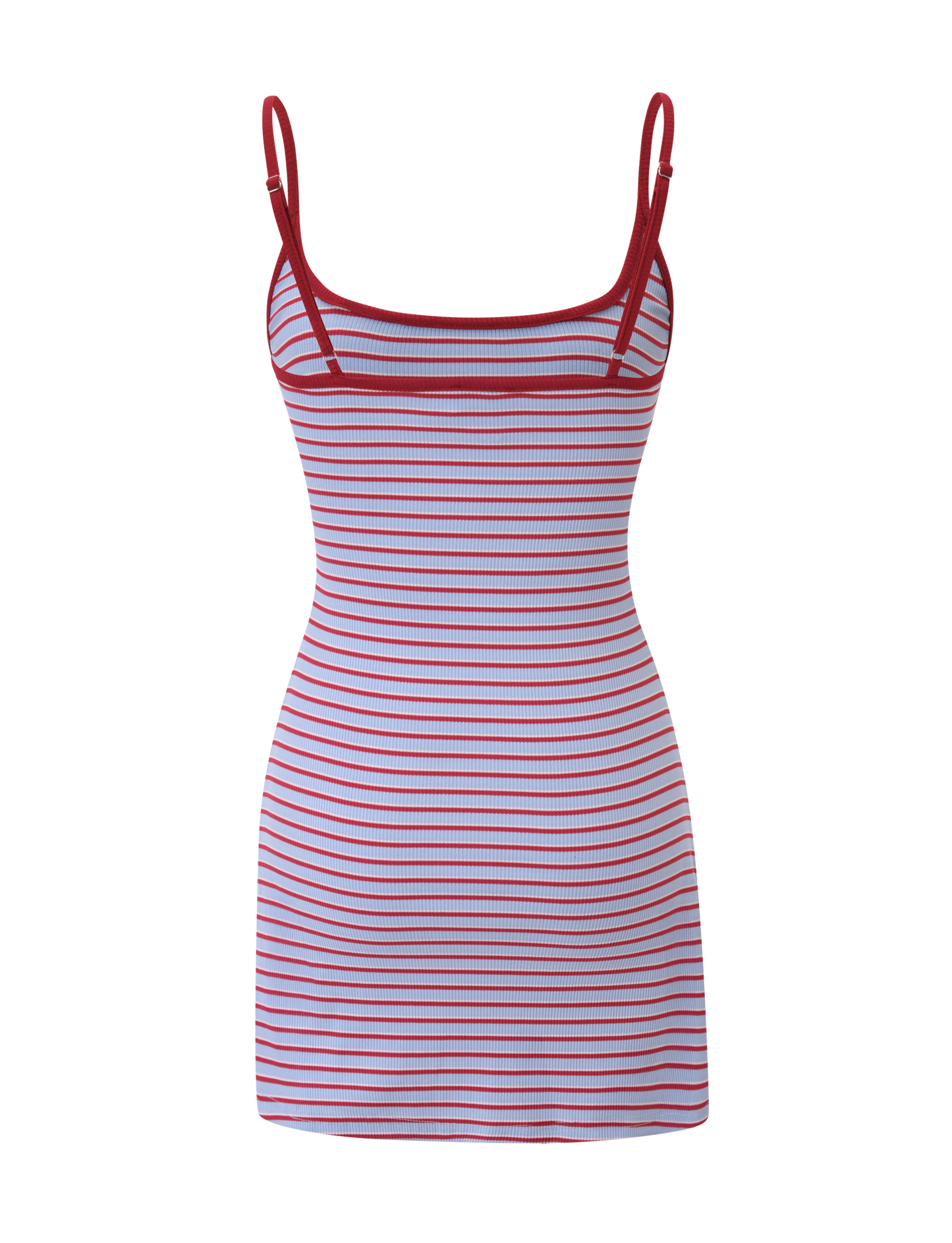 CELESTE MINI DRESS - RED STRIPE
