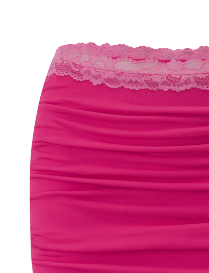 PERSI MINI SKIRT - MAGENTA