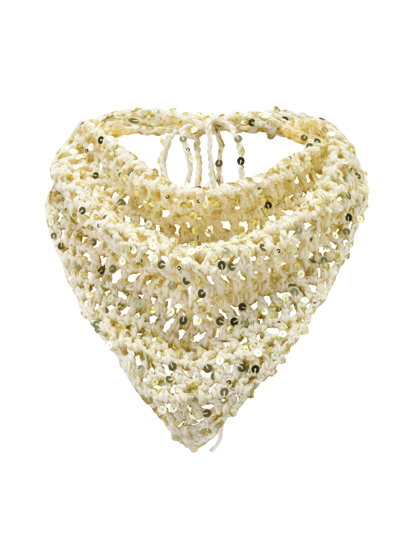 SYLVAN CROCHET SCARF - CREAM