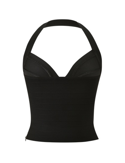 SYDEL BANDAGE TOP - BLACK