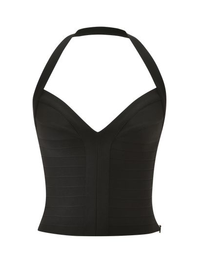 SYDEL BANDAGE TOP - BLACK