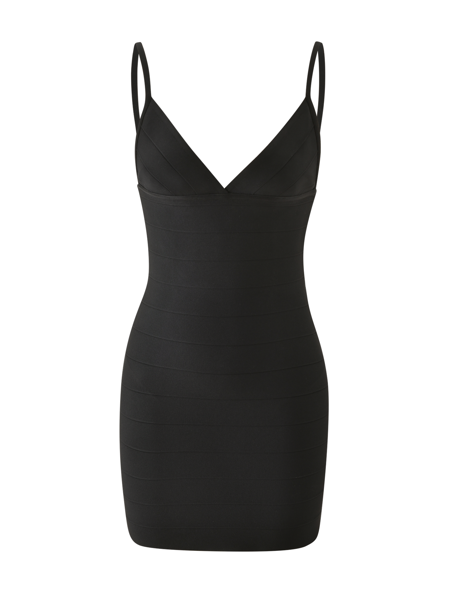 WEN BANDAGE MINI DRESS - BLACK
