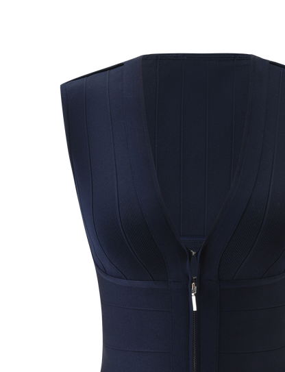 EMBER BANDAGE TOP - NAVY BLUE