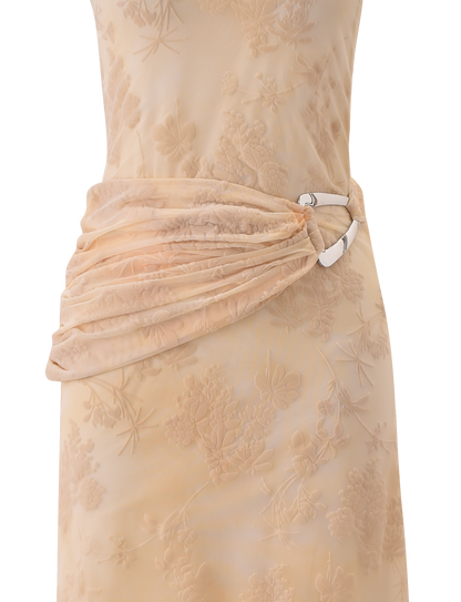CHARLYSE ONE SHOULDER MAXI DRESS - BUTTER YELLOW