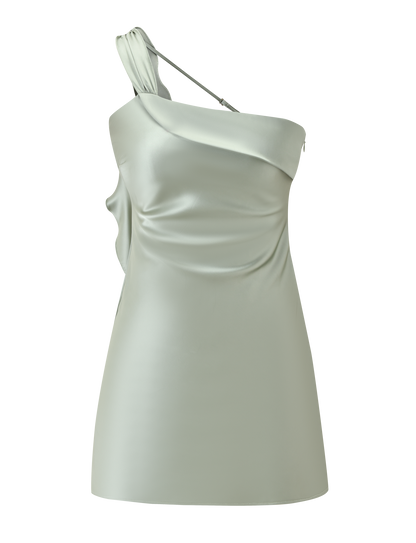 RAINEY MINI DRESS - PISTACHIO