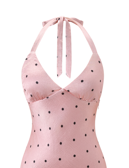 CINCIE MINI DRESS - PINK DOT