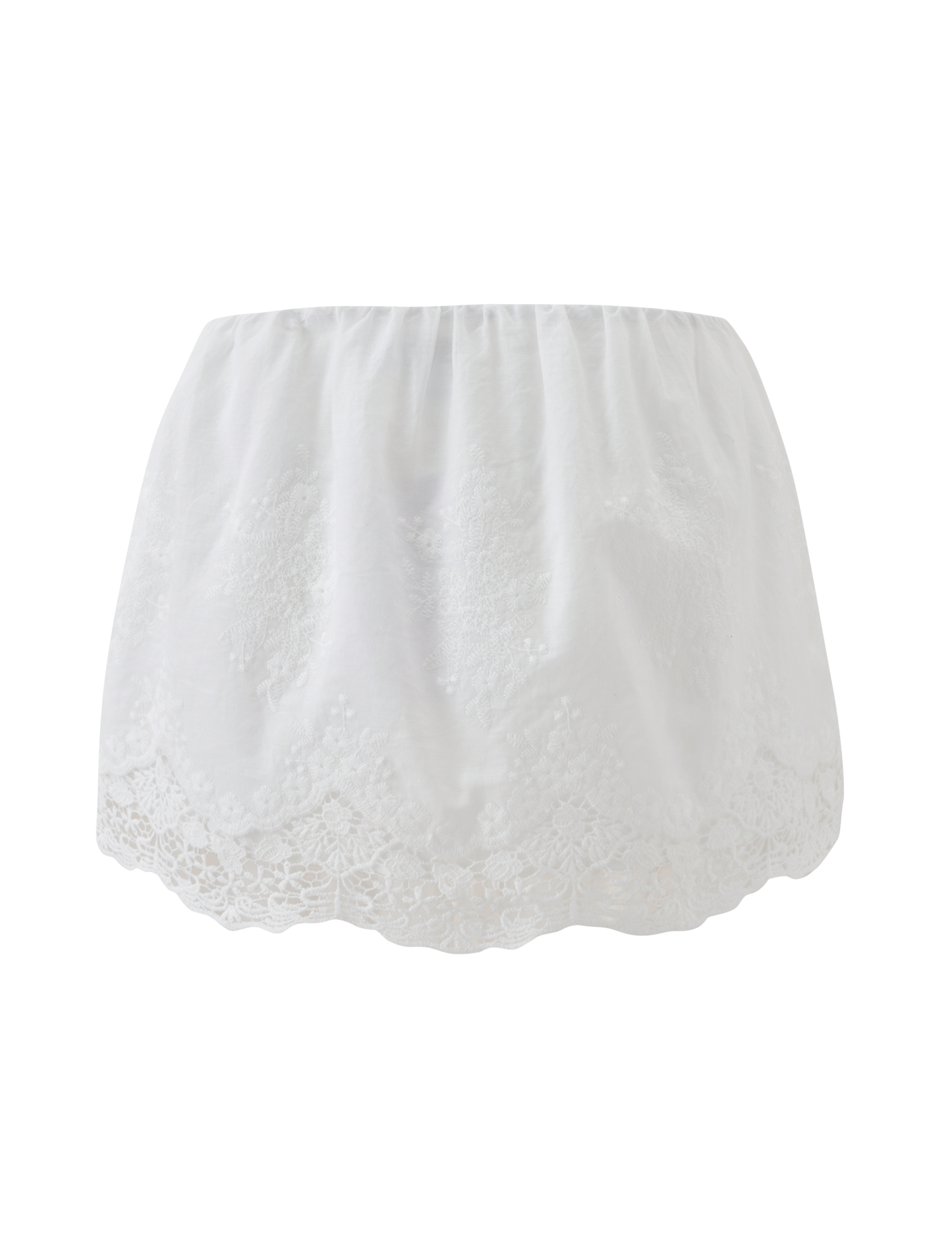 CAILEIGH MINI SKIRT - WHITE