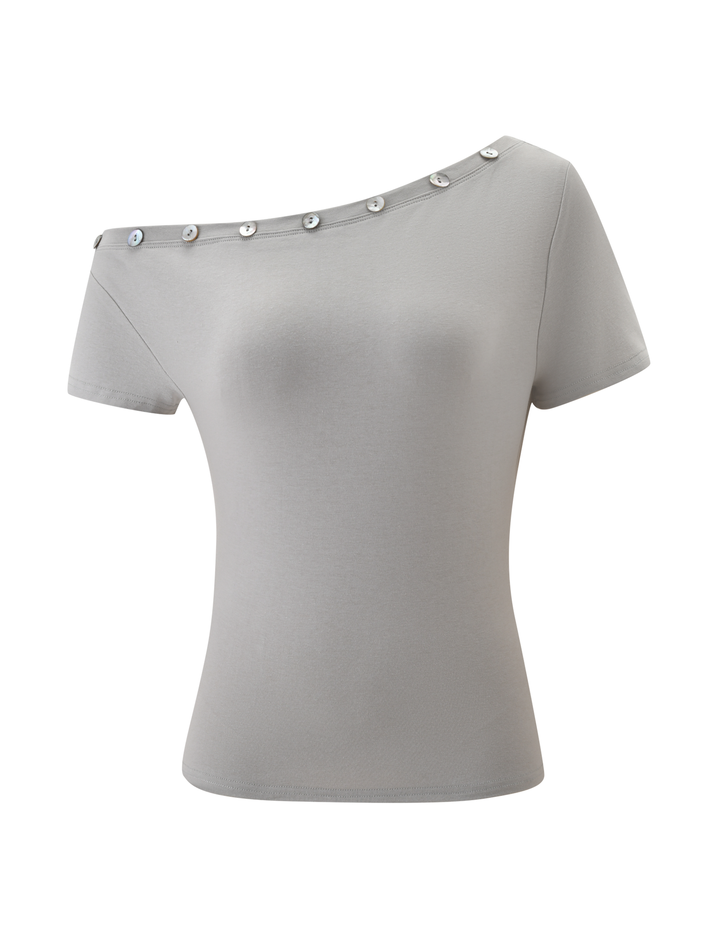 MARITA TOP - DOVE GREY